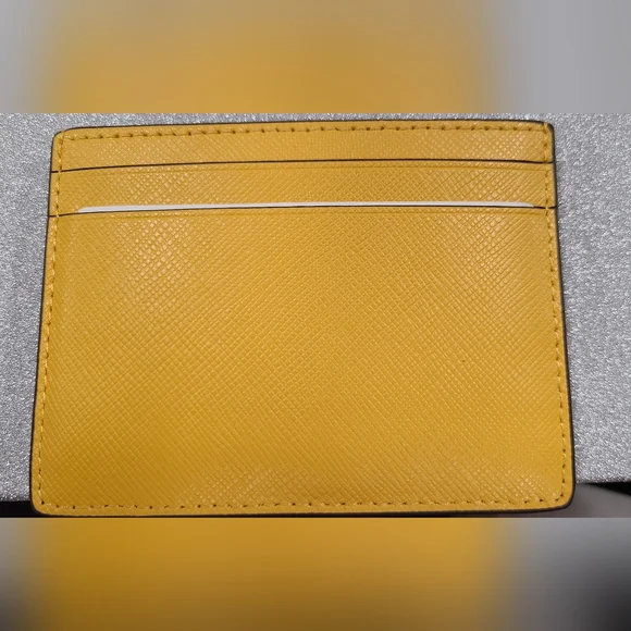 Kate Spade Yellow Card Holder NWT - Picture 2 of 4